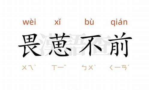 畏葸不前的意思-畏葸不前的意思最佳答案