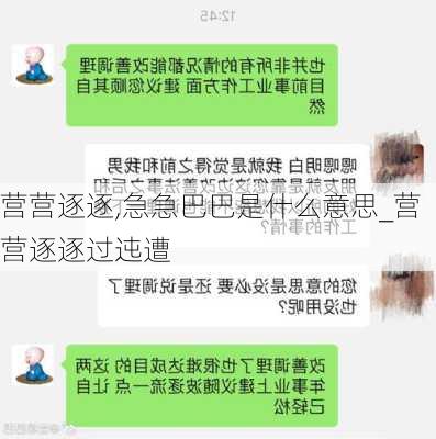 营营逐逐,急急巴巴是什么意思_营营逐逐过迍遭