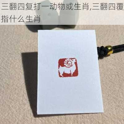 三翻四复打一动物或生肖,三翻四覆指什么生肖