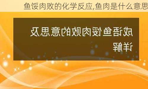 鱼馁肉败的化学反应,鱼肉是什么意思