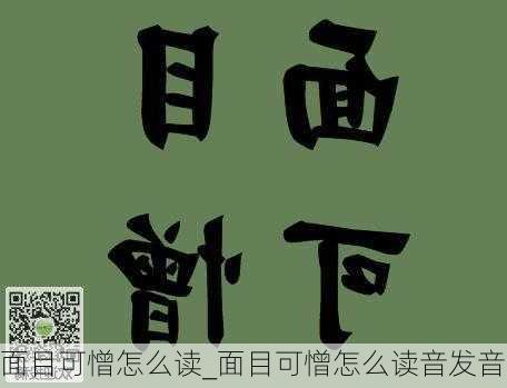 面目可憎怎么读_面目可憎怎么读音发音